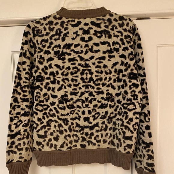 Anthropologie Aldo Martin’s Leopard Sweater - XL - Picture 4 of 9